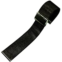 Los mejores  - Correa de Correa de Reloj de liberación rápida de Malla de Reloj de Acero Inoxidable Universal 16MM (Negro)